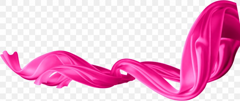 Pink Ribbon Textile, PNG, 1024x433px, Ribbon, Beauty, Color, Lip, Magenta Download Free