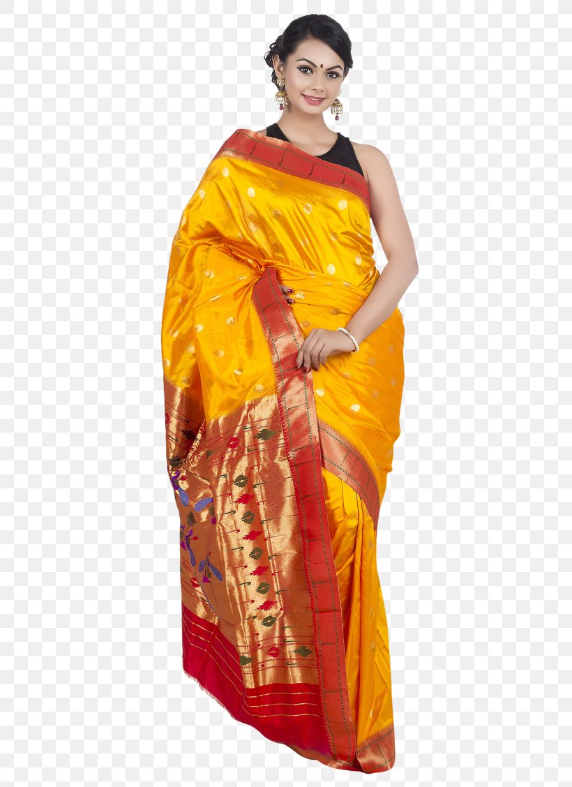 Wedding Sari, PNG, 500x1128px, Watercolor, Cartoon, Flower, Frame, Heart Download Free