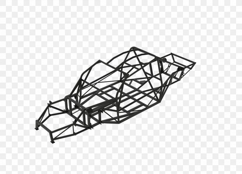 Car Roll Cage Space Frame Chassis Vehicle Frame, PNG, 2500x1800px, Car, Area, Black And White, Building, Cage Download Free