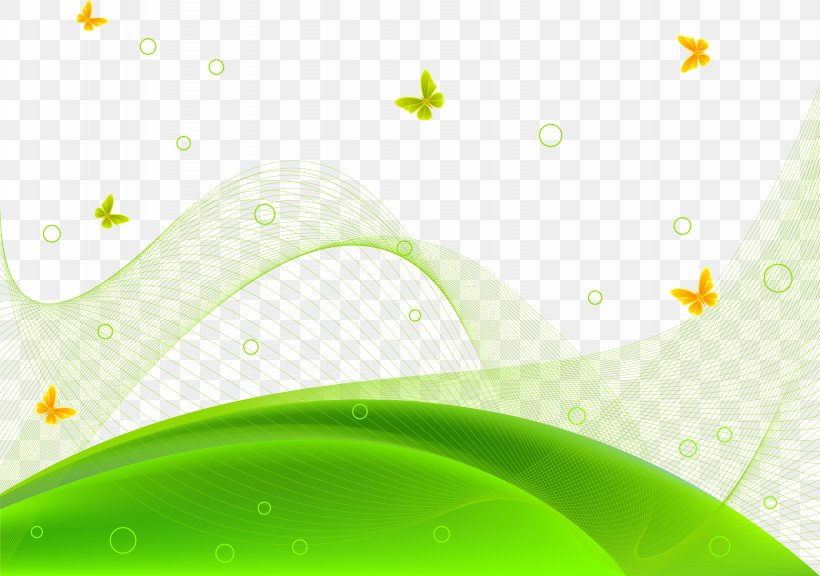 Euclidean Vector Wallpaper, PNG, 3072x2160px, Green, Butterfly, Color, Computer Graphics, Grass Download Free