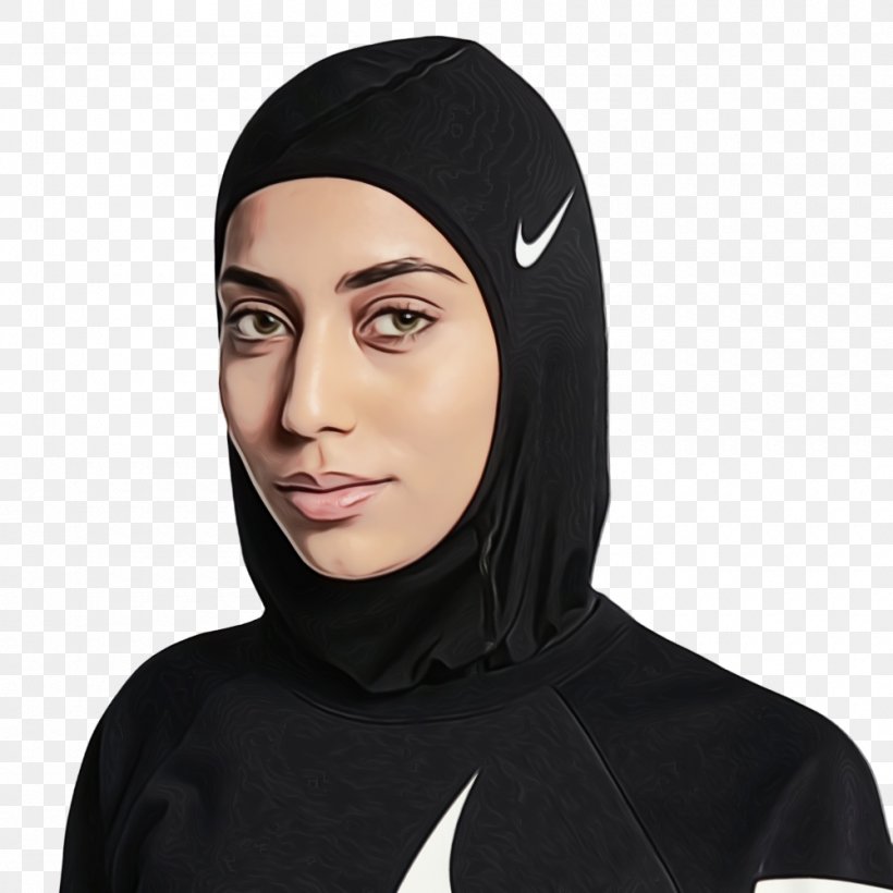 Nike Women's Pro Hijab Sportswear Clothing Nike Women's Pro Hijab, PNG, 1000x1000px, Nike, Beanie, Black, Cap, Clothing Download Free