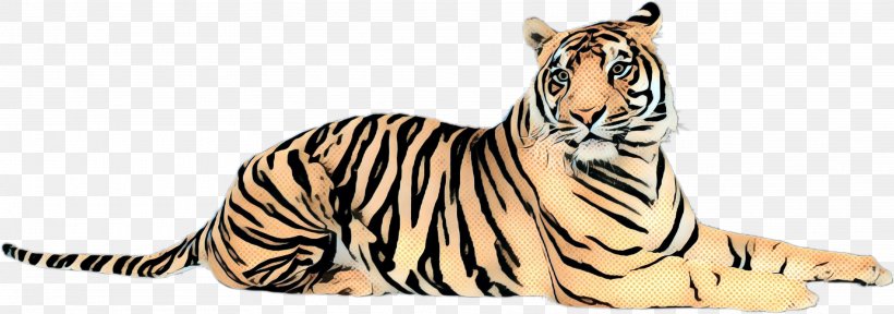 Tiger Big Cat Terrestrial Animal Fauna, PNG, 3637x1281px, Tiger, Action Toy Figures, Animal, Animal Figure, Bengal Tiger Download Free