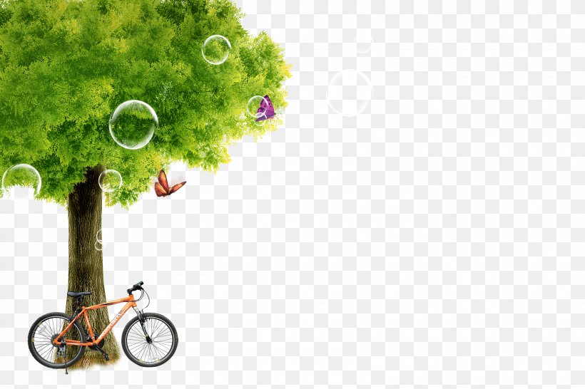 Green Poster Fukei Tree, PNG, 3401x2268px, Green, Advertising, Fukei, Grass, Icon Design Download Free