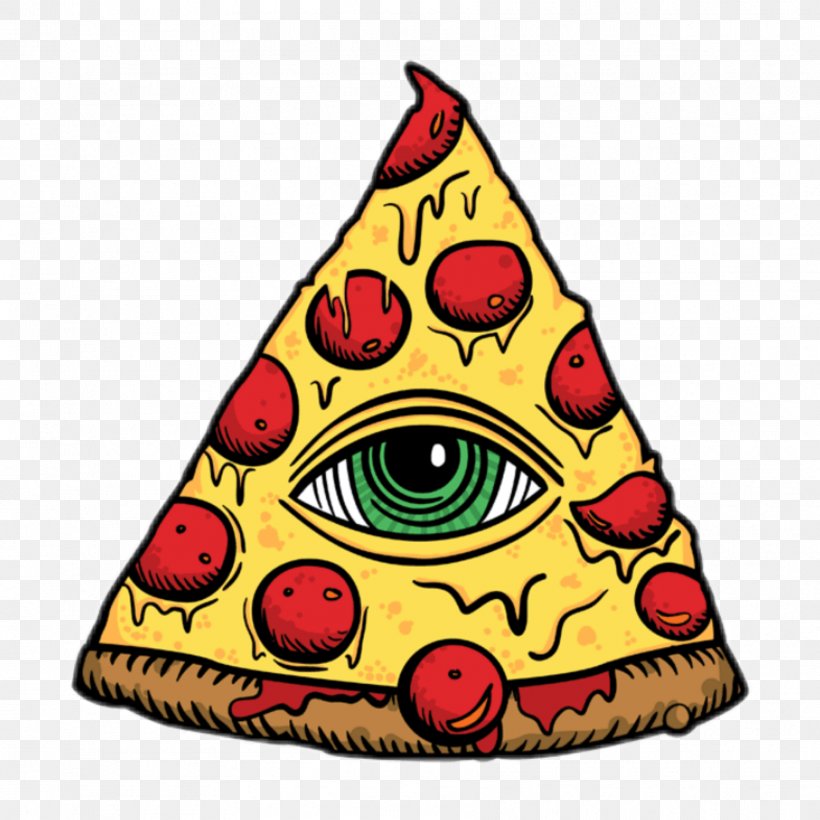 Pizzagate Conspiracy Theory Tenor Eye Of Providence Illuminati, PNG, 1773x1773px, Pizza, Christmas Ornament, Doritos, Eye Of Providence, Food Download Free