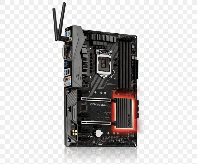 ASRock Z370 Killer SLI/ac ATX Motherboard For Intel CPUs By CCL Computers LGA 1151, PNG, 1200x1000px, Intel, Asrock, Asrock Z370 Extreme4, Atx, Central Processing Unit Download Free