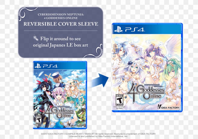 Cyberdimension Neptunia: 4 Goddesses Online PlayStation 4 Idea Factory Special Edition Game, PNG, 1200x847px, Playstation 4, Action Roleplaying Game, Blue, Brand, Compile Heart Download Free