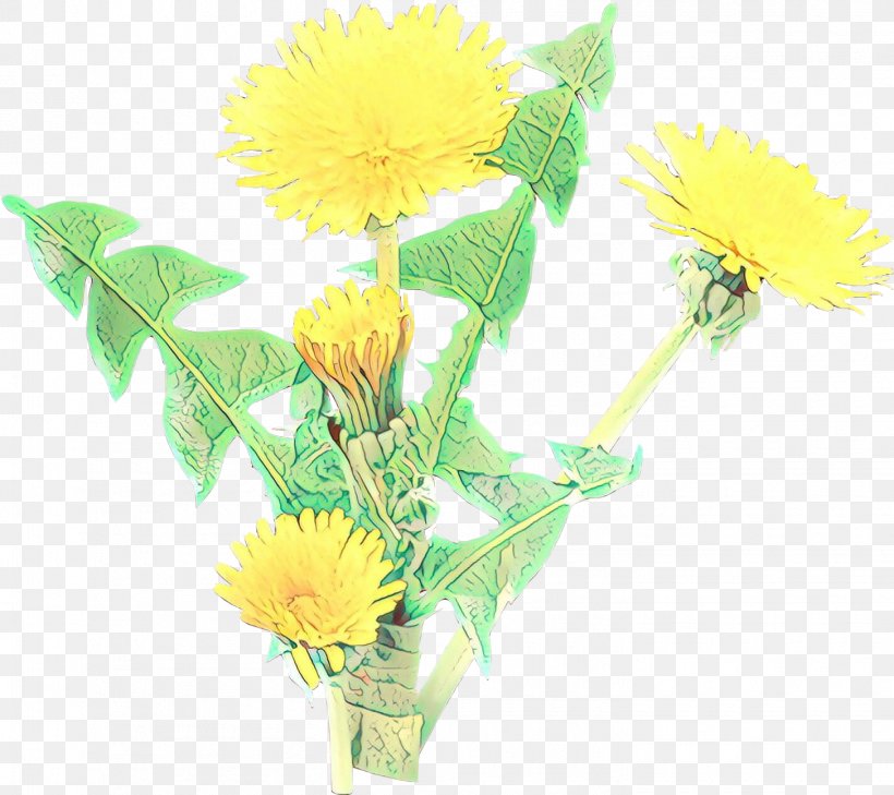 Flower Dandelion Yellow Cut Flowers Plant, PNG, 1455x1294px, Cartoon, Cut Flowers, Dandelion, English Marigold, Flower Download Free