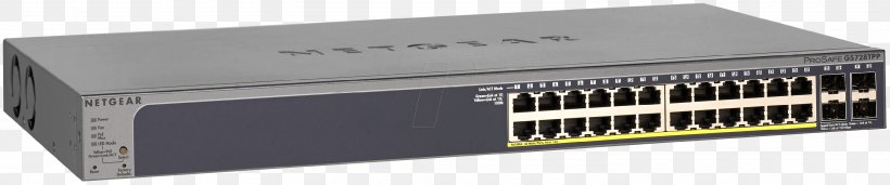 Power Over Ethernet Network Switch Gigabit Ethernet Netgear Small Form-factor Pluggable Transceiver, PNG, 3000x628px, Power Over Ethernet, Computer Network, Computer Networking, Computer Port, Electronics Accessory Download Free