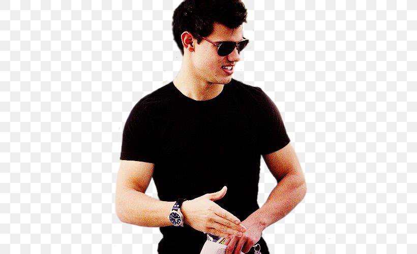 Sunglasses T-shirt Taylor Lautner Shoulder Sleeve, PNG, 500x500px, Sunglasses, Arm, Candid Photography, Eyewear, Muscle Download Free