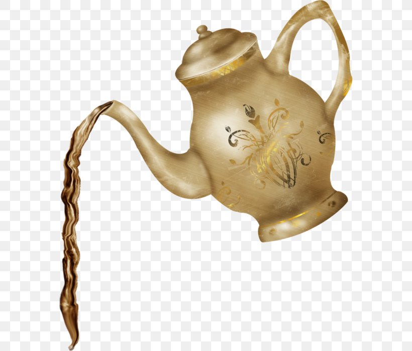 Teapot Coffee Teacup Kettle, PNG, 585x699px, Tea, Brass, Chocolate, Coffee, Coffee Cup Download Free