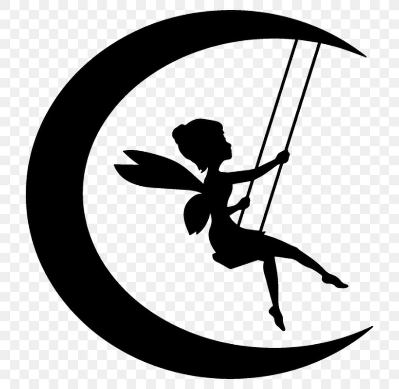 Tinker Bell Silhouette Fairy Drawing Peter Pan, PNG, 800x800px, Tinker Bell, Art, Artwork, Black, Black And White Download Free