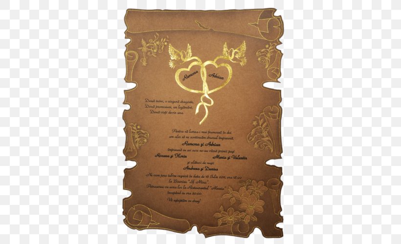 Convite Wedding Parchment Banquet Courier, PNG, 500x500px, Convite, Ball, Banquet, Blog, Brown Download Free