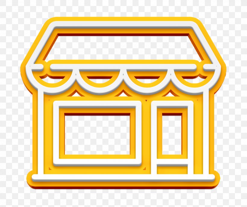 Ecommerce Icon Shop Icon, PNG, 1294x1084px, Ecommerce Icon, Rectangle, Shop Icon, Yellow Download Free