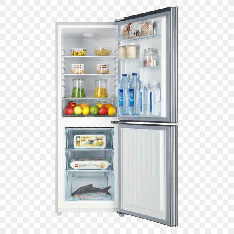 Refrigerator Haier Gratis Home Appliance, PNG, 1200x1200px, Refrigerator, Cabinetry, Energy Conservation, Furniture, Gratis Download Free