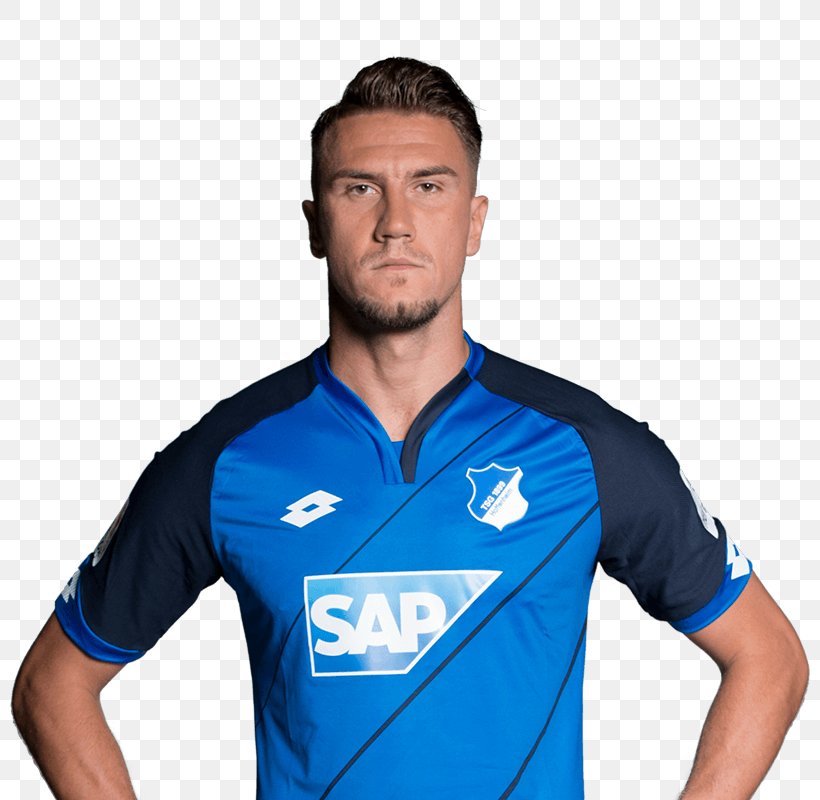 Steven Zuber TSG 1899 Hoffenheim Jersey Sport Football, PNG, 800x800px, Tsg 1899 Hoffenheim, Blue, Clothing, Electric Blue, Football Download Free