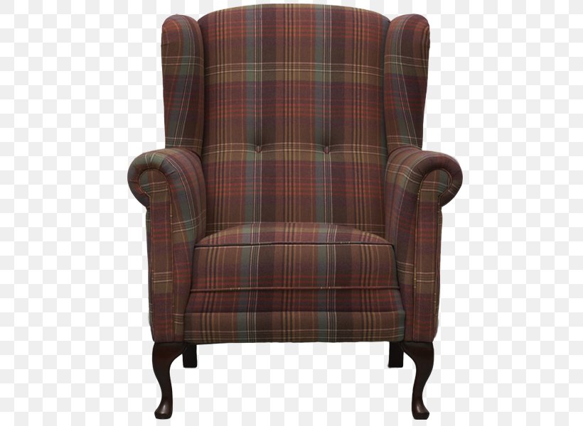 Club Chair Tartan Loveseat, PNG, 500x600px, Club Chair, Chair, Furniture, Loveseat, Plaid Download Free