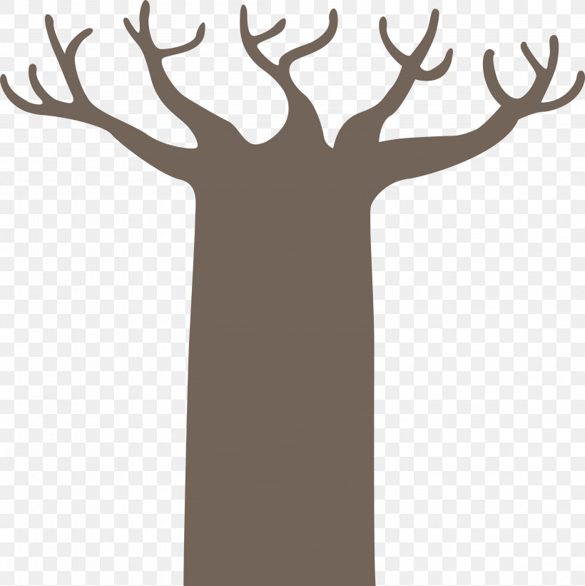 Deer Antler, PNG, 2996x3000px, Abstract Tree, Antler, Cartoon Tree, Deer Download Free