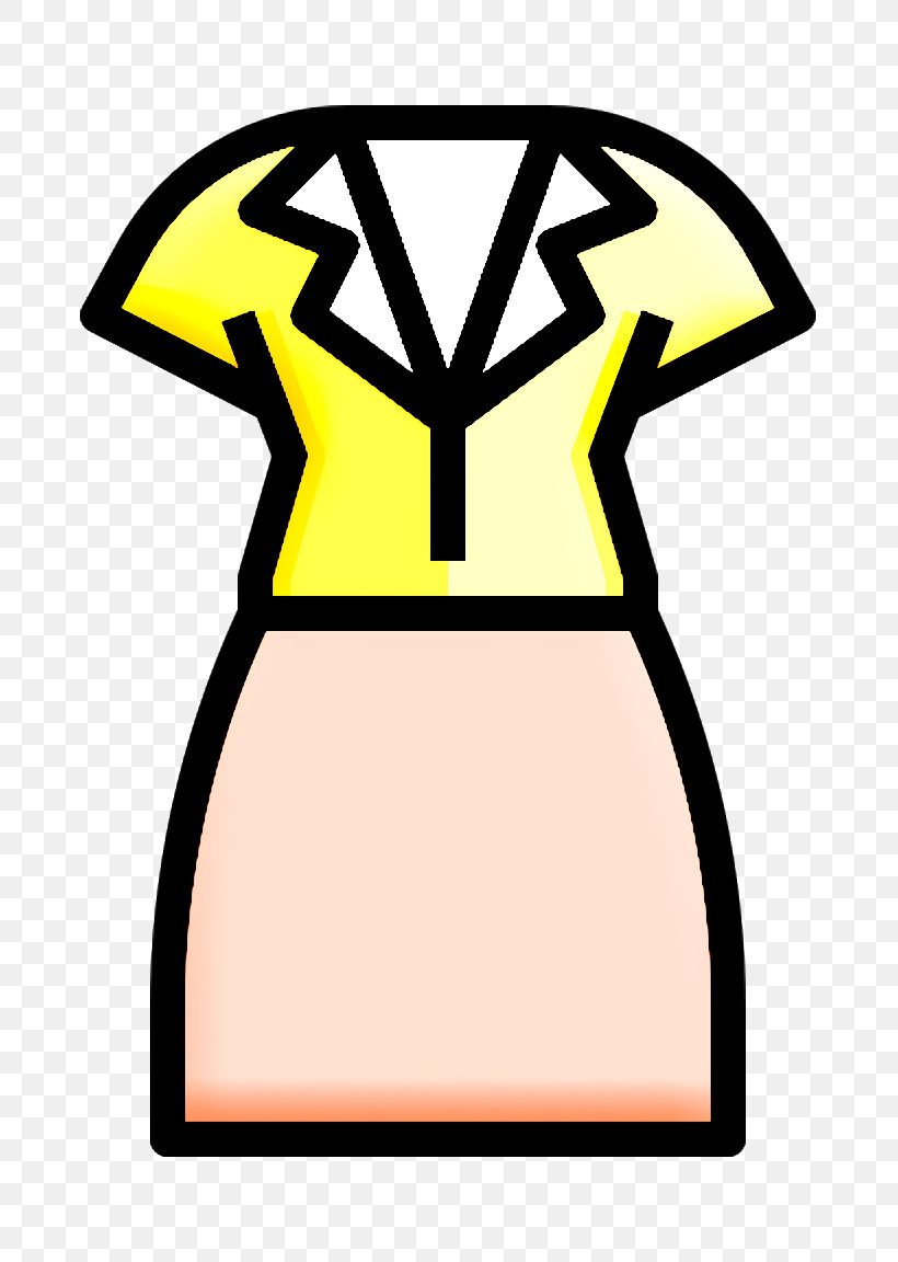 Dress Icon Clothes Icon, PNG, 806x1152px, Dress Icon, Clothes Icon, Dress, Symbol, Yellow Download Free