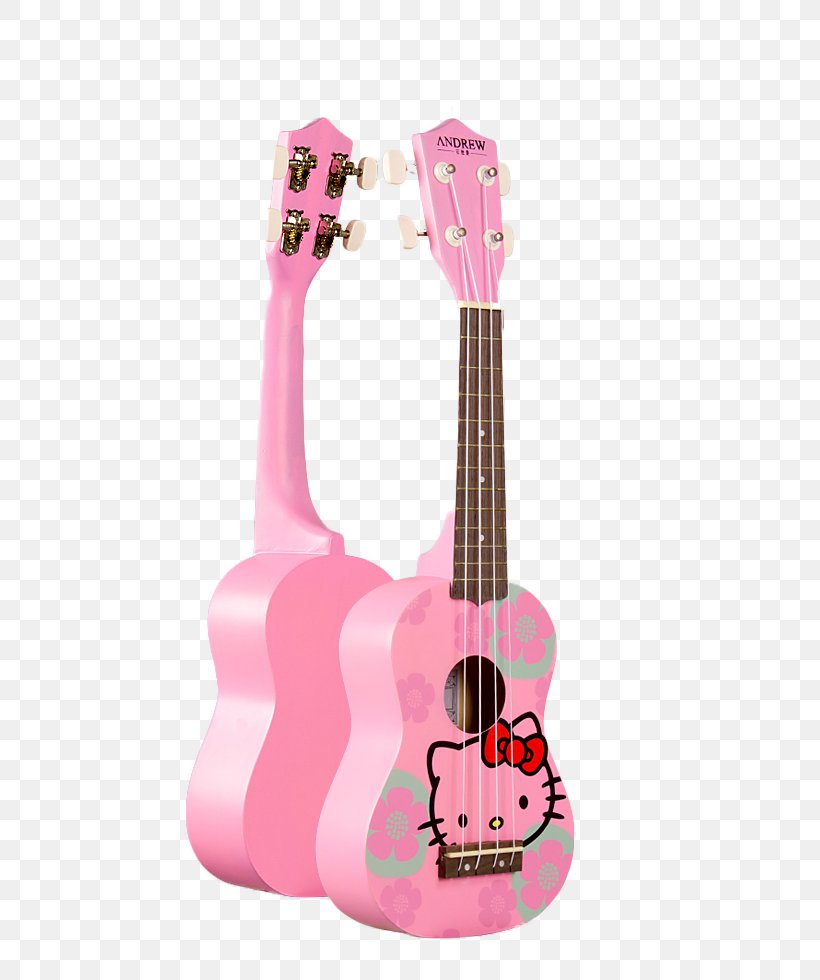 Hello Kitty Stratocaster Cat Guitar, PNG, 568x980px, Watercolor, Cartoon, Flower, Frame, Heart Download Free
