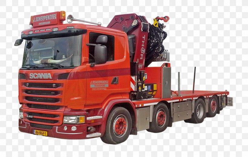 Model Car Scania AB Truck Crane, PNG, 884x560px, Car, Cargo, Commercial Vehicle, Construction Equipment, Crane Download Free