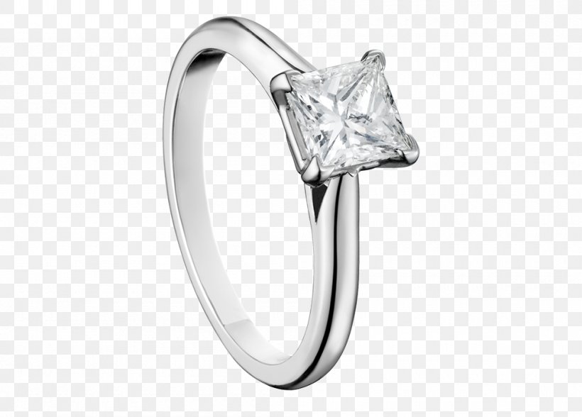 Engagement Ring Princess Cut Wedding Ring Diamond Cut, PNG, 1000x718px, Engagement Ring, Body Jewelry, Carat, Cartier, Diamond Download Free
