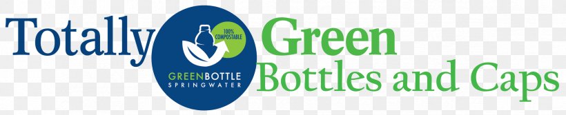 Logo Brand Totally Green Bottles And Caps, PNG, 2342x477px, Logo, Biodegradable Waste, Bottle, Brand, Caps Download Free