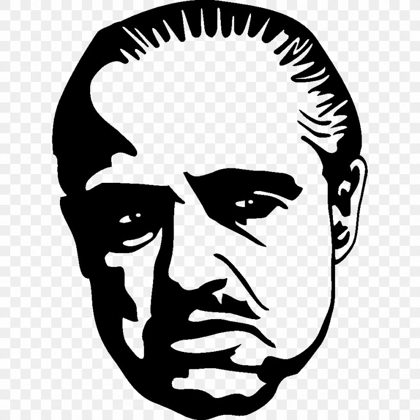 Marlon Brando The Godfather Vito Corleone Johnny Fontane, PNG, 974x974px, Marlon Brando, Actor, Art, Artwork, Black And White Download Free