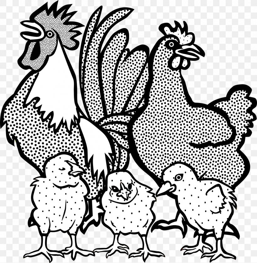 Chicken Rooster Line Art Clip Art, PNG, 1248x1280px, Chicken, Area, Art, Artwork, Beak Download Free