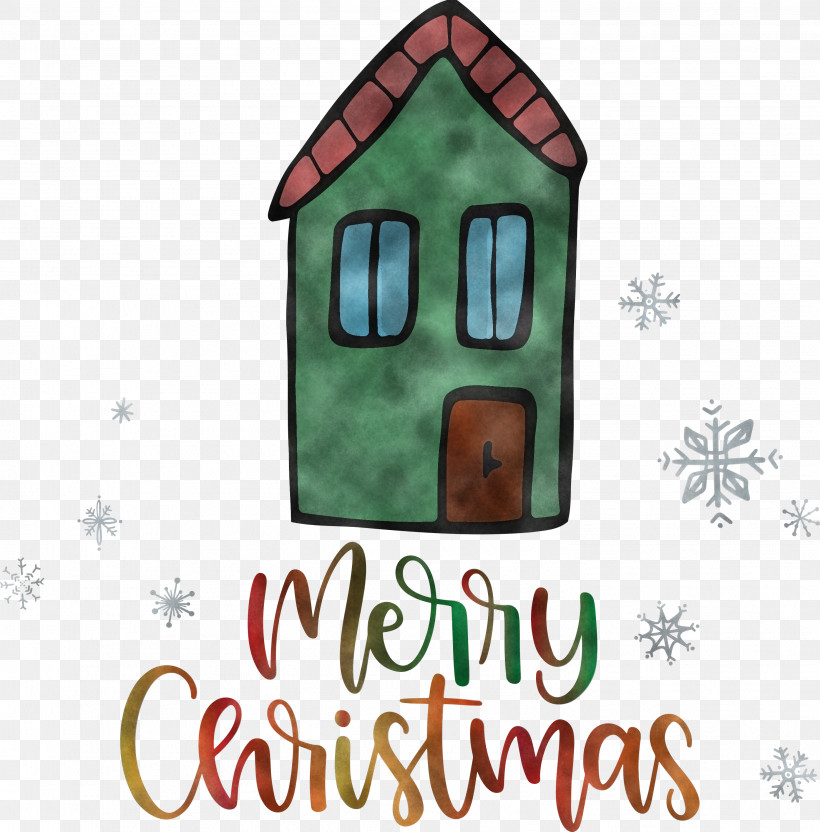 Merry Christmas, PNG, 2954x3000px, Merry Christmas, Christmas Day, Christmas Ornament, House, Logo Download Free