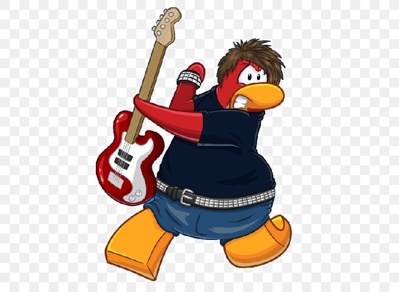 Musical Ensemble Club Penguin Rock Band Jam Band, PNG, 600x600px, Watercolor, Cartoon, Flower, Frame, Heart Download Free