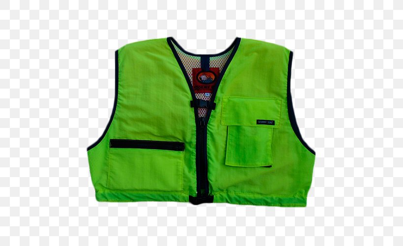 Gilets Sleeve Personal Protective Equipment, PNG, 500x500px, Gilets, Green, Outerwear, Personal Protective Equipment, Sleeve Download Free