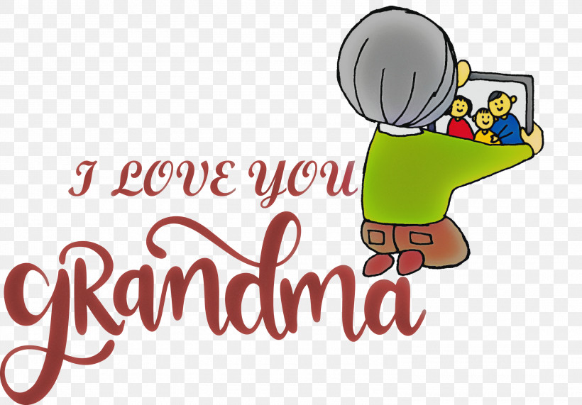 Grandma Grandmothers Day, PNG, 3000x2090px, Grandma, Behavior, Cartoon, Geometry, Grandmothers Day Download Free