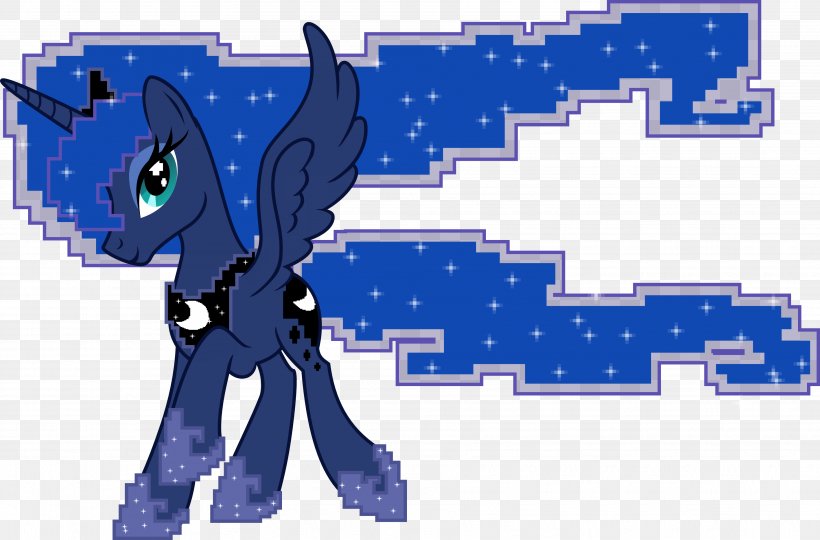 Princess Luna Pony Princess Celestia Rarity DeviantArt, PNG, 3655x2410px, Princess Luna, Blue, Cartoon, Deviantart, Equestria Download Free