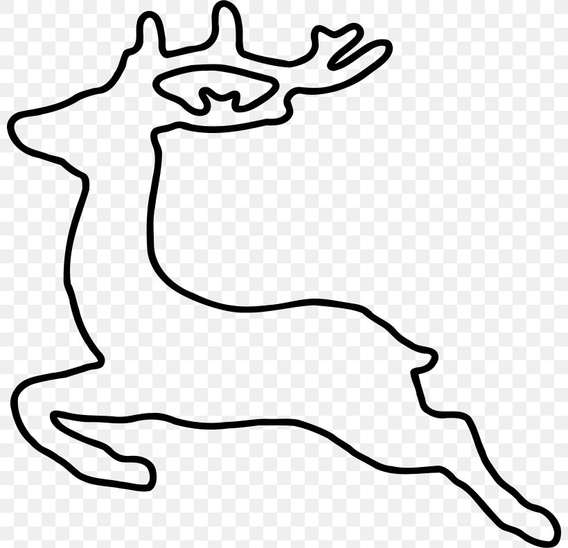 Reindeer Clip Art, PNG, 800x791px, Reindeer, Animal, Antler, Art, Black Download Free