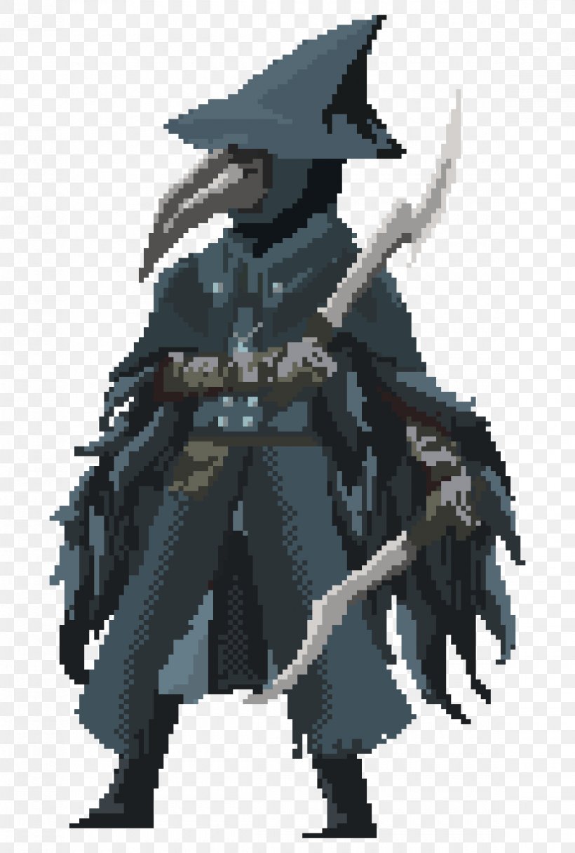 Bloodborne T-shirt Pixel Art Souls, PNG, 1160x1720px, 8bit Color, Bloodborne, Armour, Art, Art Game Download Free