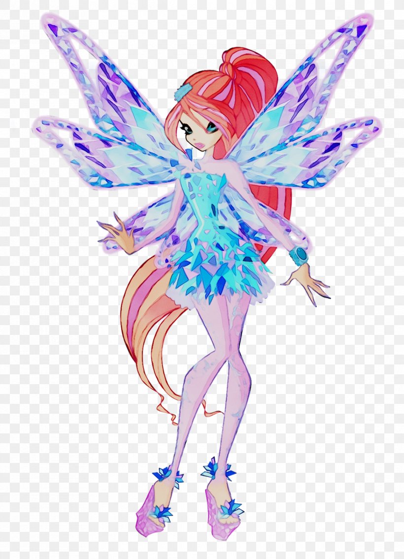 Fairy Winx Club Tynix Mini Magic Bloom Doll Cartoon Png