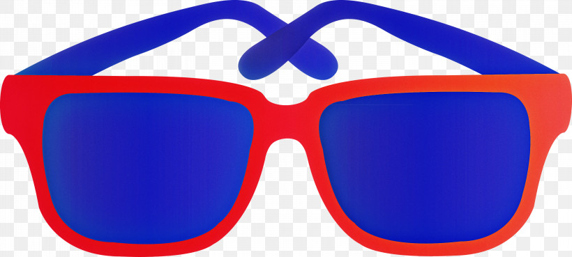 Glasses, PNG, 3000x1353px, Eyewear, Blue, Cobalt Blue, Costume Accessory, Electric Blue Download Free