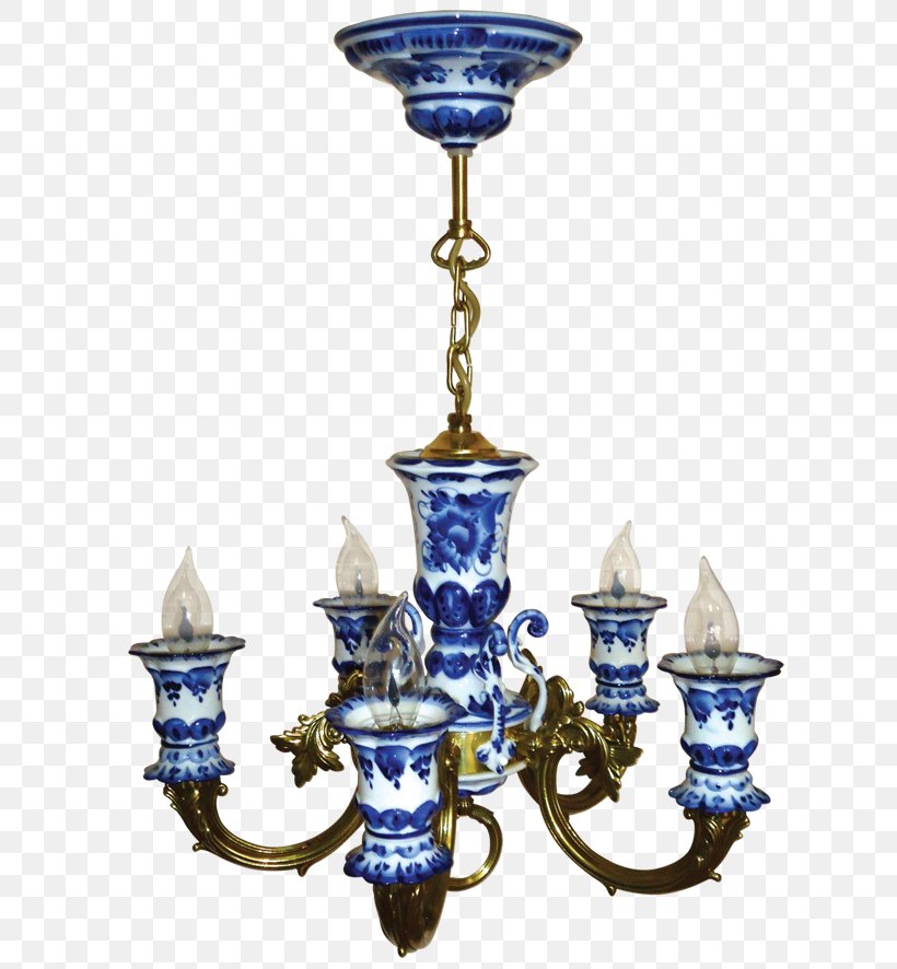 Gzhel (selo), Moscow Oblast Chandelier Light Fixture Interior Design Services, PNG, 666x886px, Gzhel Selo Moscow Oblast, Ceiling Fixture, Chandelier, Cobalt Blue, Decor Download Free
