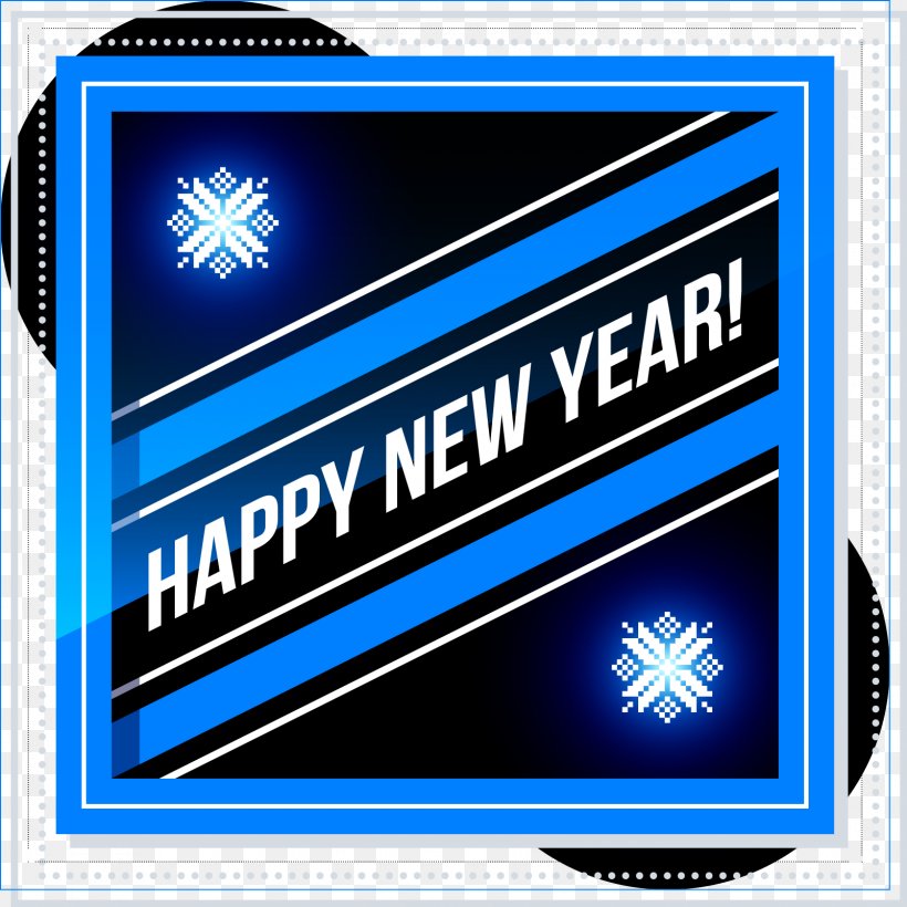 New Years Day New Year Card Blue, PNG, 1603x1603px, New Year, Blue, Brand, Designer, Display Advertising Download Free
