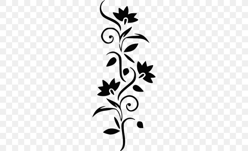 Tattoo Sticker Wall Decal Floral Design, PNG, 500x500px, Tattoo, Adhesive, Art, Black, Black And White Download Free