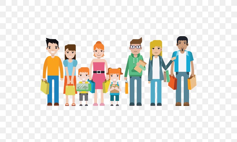 Family Shopping Art Illustration, PNG, 700x490px, Family, Art, Cartoon, Child, Concept Download Free