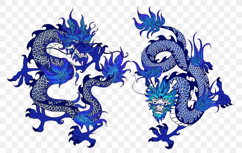 Jingdezhen Blue And White Pottery Chinese Dragon Clip Art, PNG, 1010x639px, Jingdezhen, Art, Blue, Blue And White Pottery, Ceramic Art Download Free