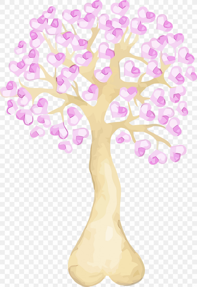 Pink Tree Woody Plant Plant Plant Stem, PNG, 2060x3000px, Tu Bishvat Tree, Abstract Tree, Cartoon Tree, Flower, Magenta Download Free