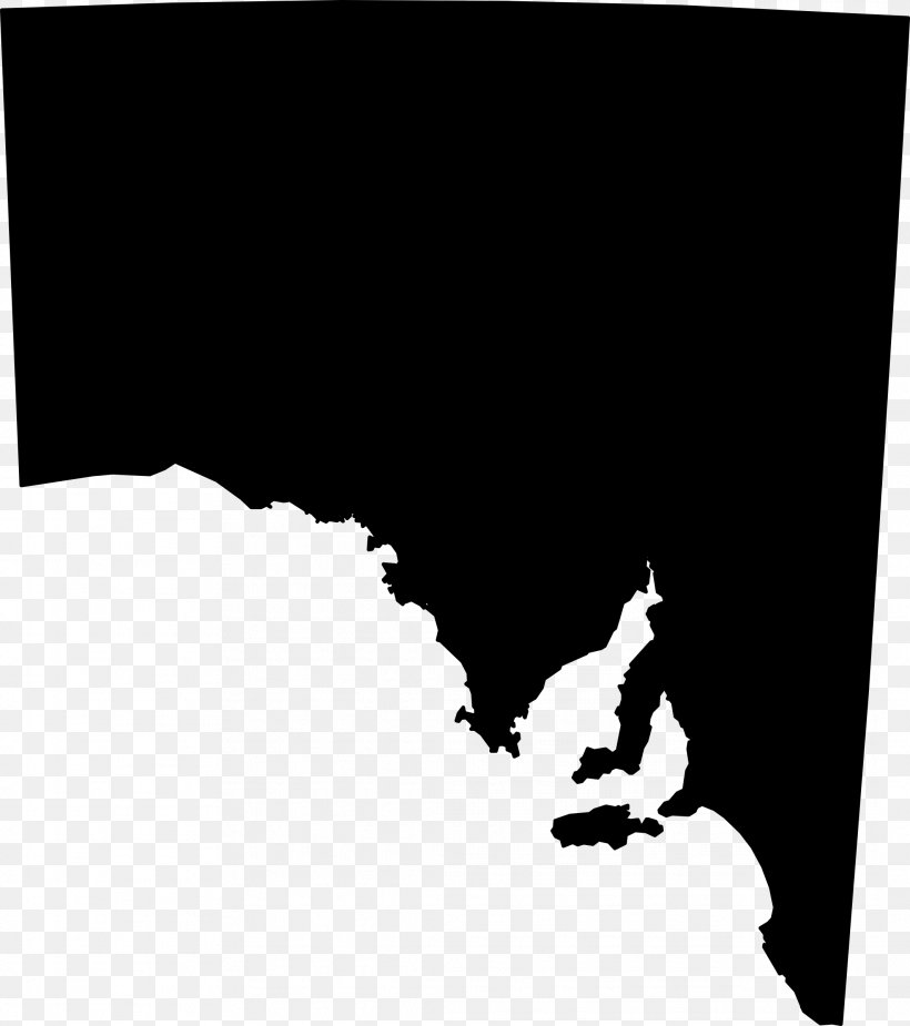 South Australia Map Clip Art, PNG, 2127x2400px, South Australia, Australia, Bat, Black, Black And White Download Free