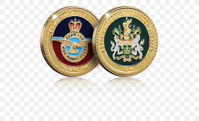 Challenge Coin Commemorative Coin Medal Royal Air Force, PNG, 500x500px, Challenge Coin, Air Force, Badge, Brass, Coin Download Free