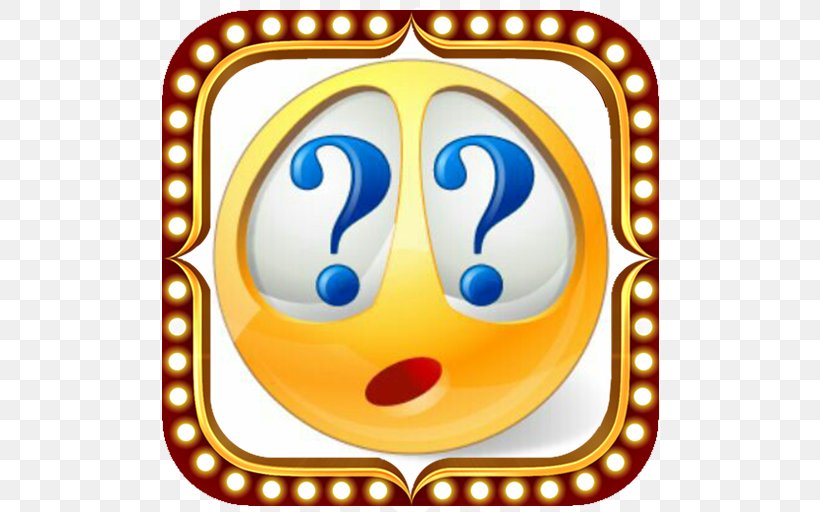 Emoticon Smiley Emoji Question, PNG, 512x512px, Emoticon, Emoji, Face, Facebook, Information Download Free