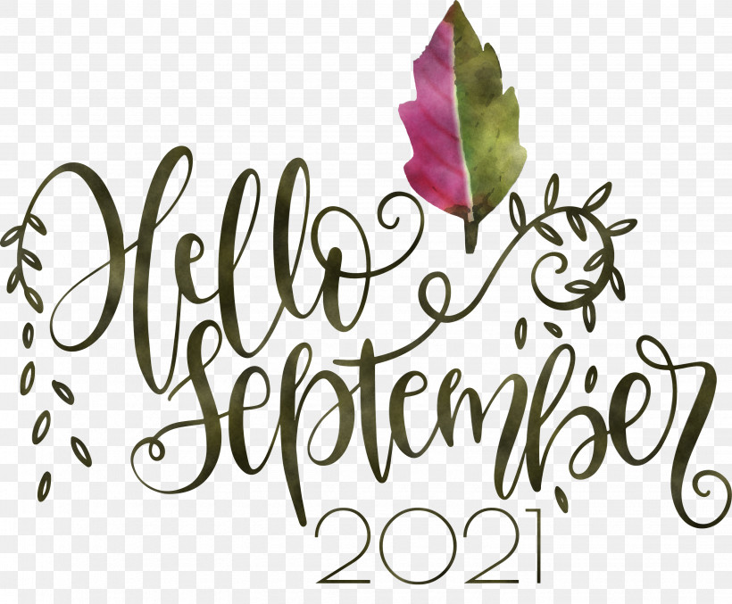 Hello September September, PNG, 3065x2532px, Hello September, Floral Design, Flower, Fruit, Leaf Download Free