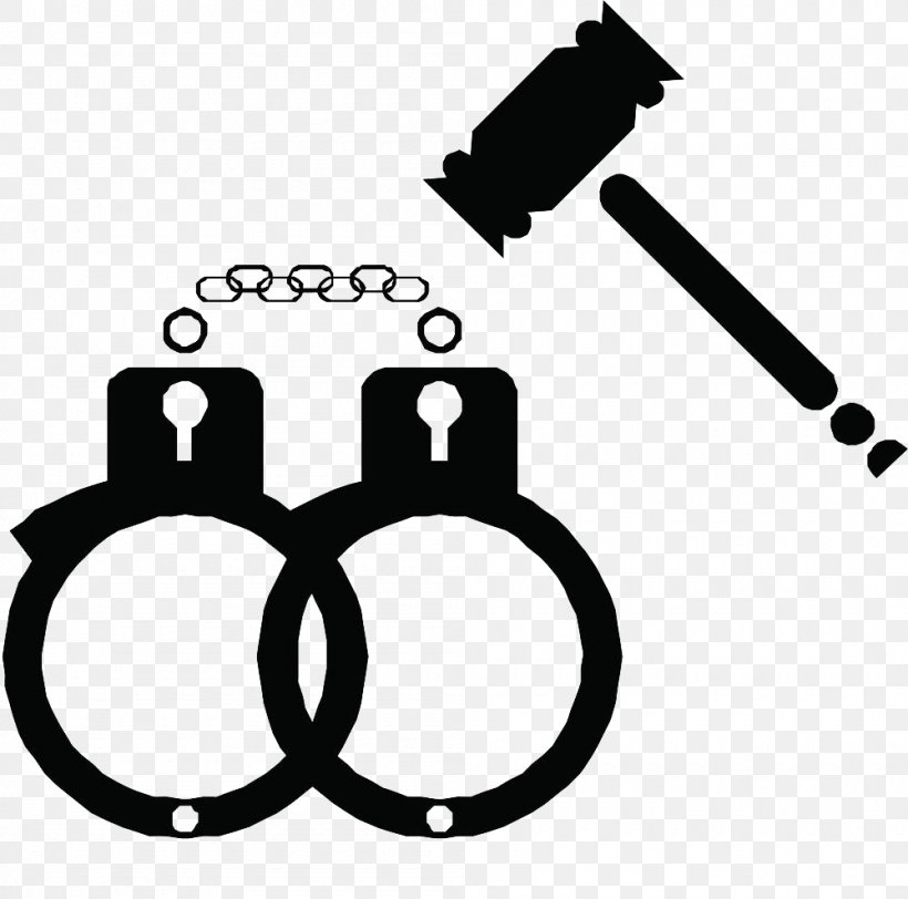 Handcuffs Crime Clip Art, PNG, 1000x991px, Handcuffs, Arrest, Black And White, Brand, Crime Download Free
