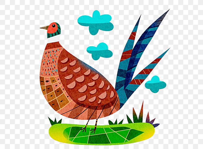 Peafowl Cartoon Illustration, PNG, 600x600px, Peafowl, Art, Beak, Bird, Cartoon Download Free