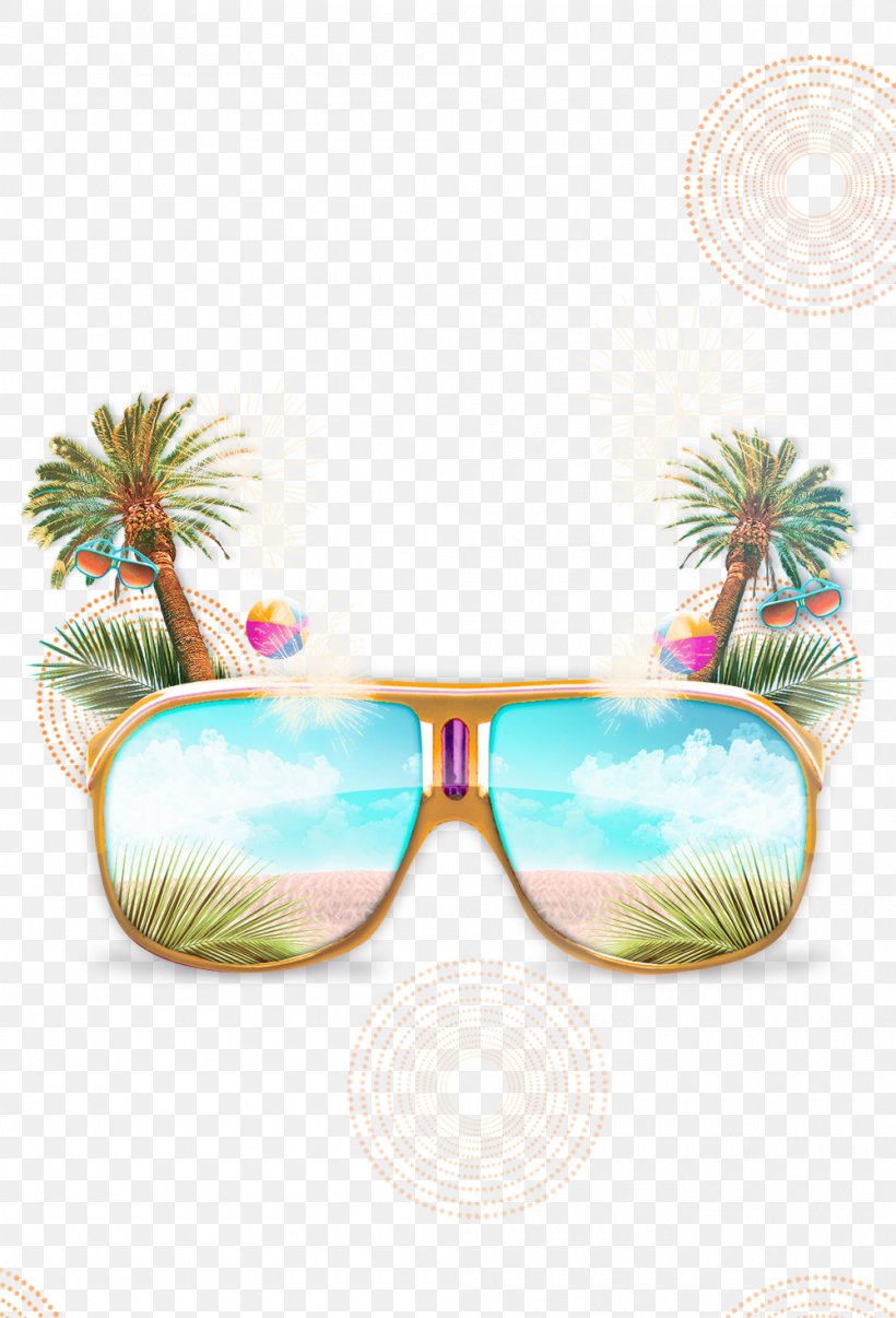 Sunglasses Euclidean Vector Computer File, PNG, 1000x1471px, Sunglasses, Aqua, Beach, Eyewear, Glasses Download Free